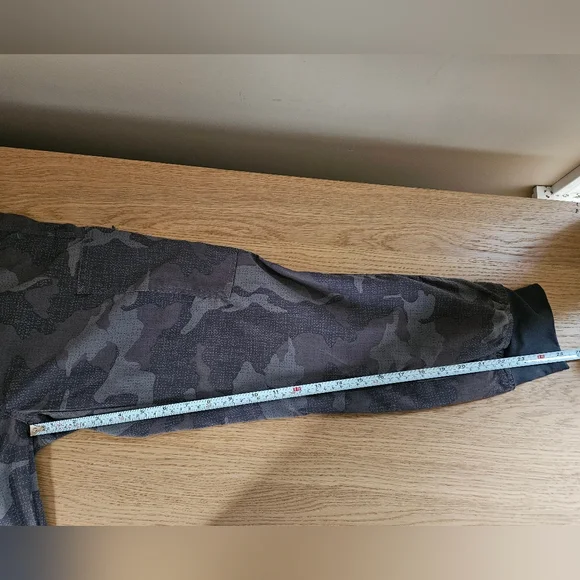 prAna Sky Canyon Jogger Pants Women’s 8 Gray Camo Zip Pockets Hiking - Picture 11 of 16